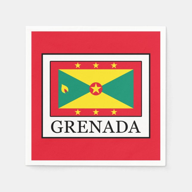 Grenada Pappersservett (Framsidan)