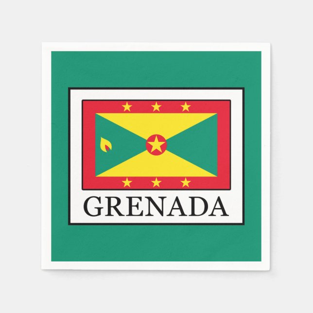 Grenada Pappersservett (Framsidan)