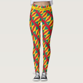 GRENADA Patriotic Scripture SPRINGA Anpassningsbar Leggings