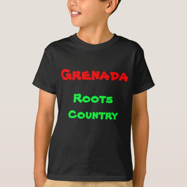Grenada root land t-shirts (Framsida)