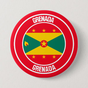 Grenada Round Emblem Knapp