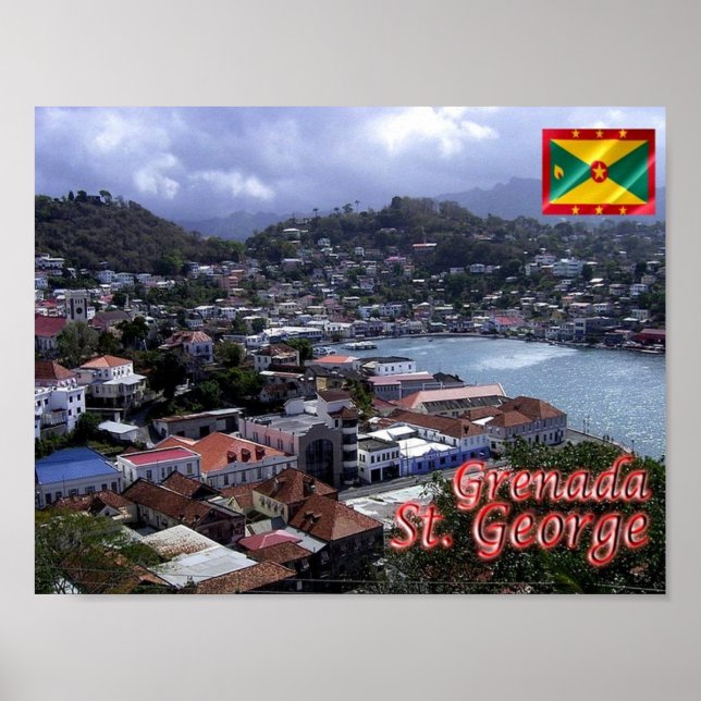 Grenada - Saint George - Poster (Framsidan)