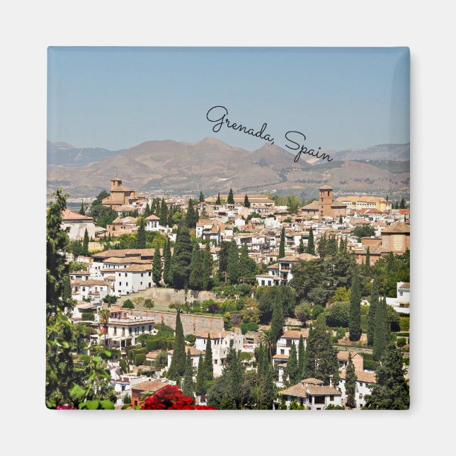 Grenada Spain cityscape Magnet (Framsidan)