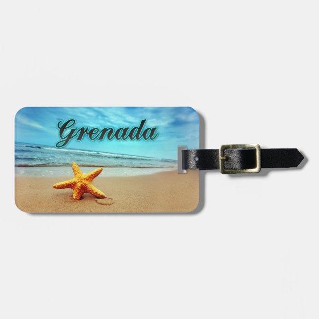 Grenada stjärnfisk bagagebricka (Horisontell Framsida)