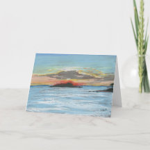 Grenada Sunset Helgdag Card