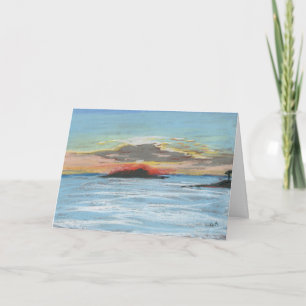 Grenada Sunset Helgdag Card Kort