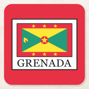 Grenada Underlägg Papper Kvadrat