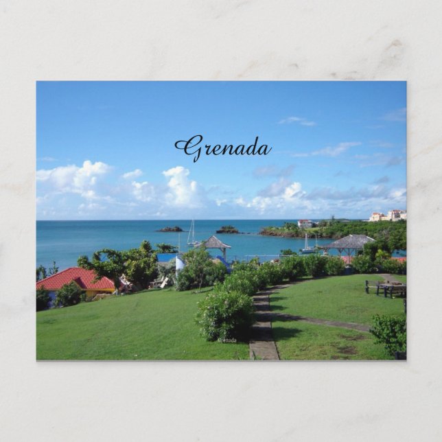Grenada: Vacker Grenada vykort (Framsida)