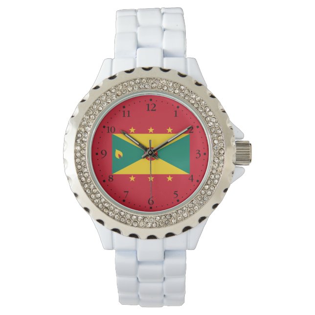 Grenadas flagga armbandsur (Framsida)