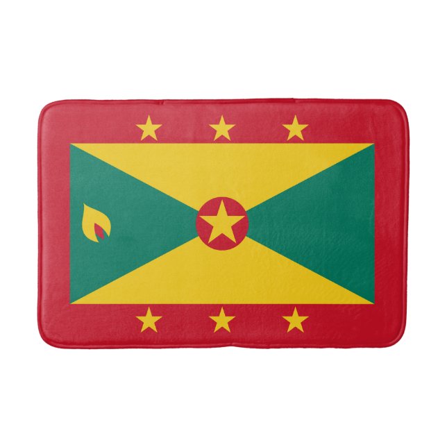 Grenadas flagga badrumsmatta (Framsidan)