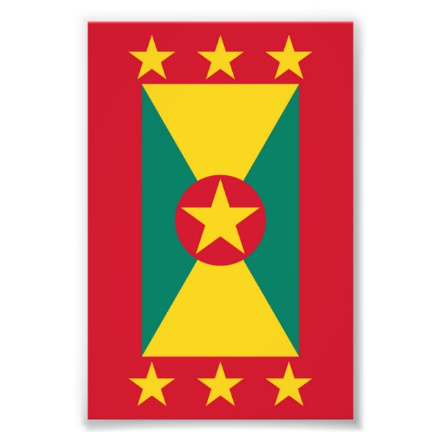 Grenadas flagga fototryck (Framsidan)