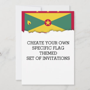 Grenadas flagga inbjudningar
