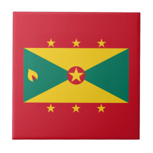 Grenadas flagga kakelplatta