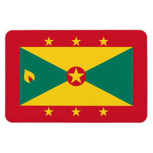 Grenadas flagga magnet