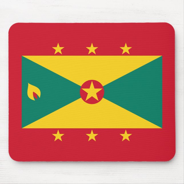 Grenadas flagga musmatta (Framsidan)
