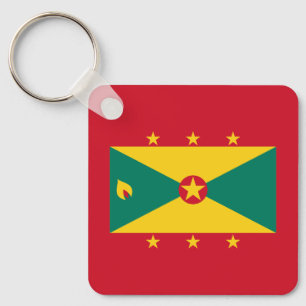 Grenadas flagga nyckelring