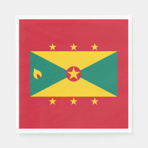 Grenadas flagga pappersservett