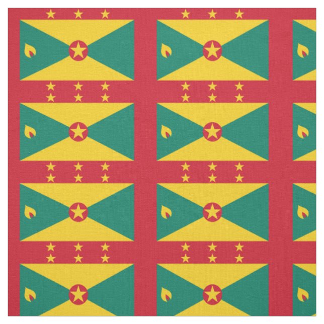 Grenadas flagga tyg (Provkarta)