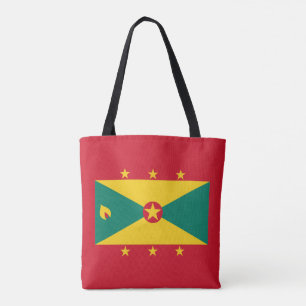 Grenadas flagga tygkasse