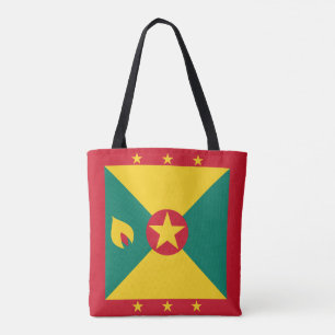 Grenadas flagga tygkasse
