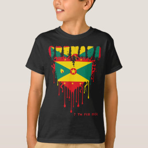 Grenadas självständighetsdag Grenadian 50:e T Shirt