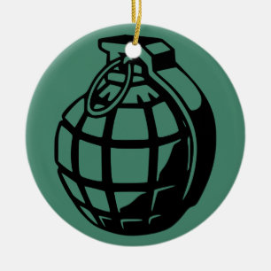 GRENADE JULGRANSPRYDNAD KERAMIK