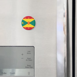 Grenadian Flagga Red Grönt Gult Independence day Magnet