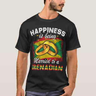 Grenadian Giftermål Grenada married Heritage Cultu T Shirt