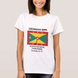 GRENADIAN MAMMA värd mer än Rubies PROVERBS 31 T Shirt