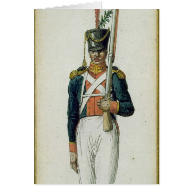 Grenadier av vakten av Alexander mig Hälsningskort (Framsidan)