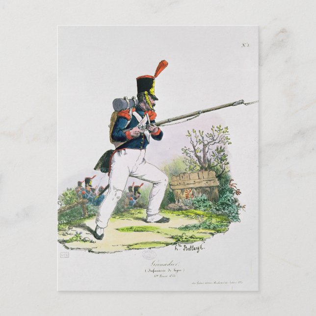 Grenadier Guard Vykort (Framsida)