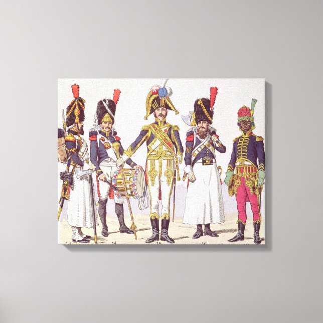 Grenadier Guards of the First Empire Canvastryck (Framsida)