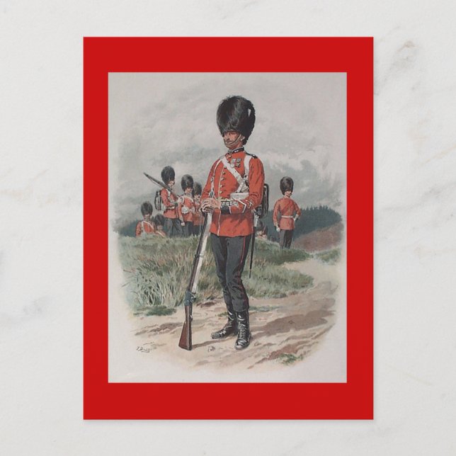 Grenadier Guards Vykort (Framsida)