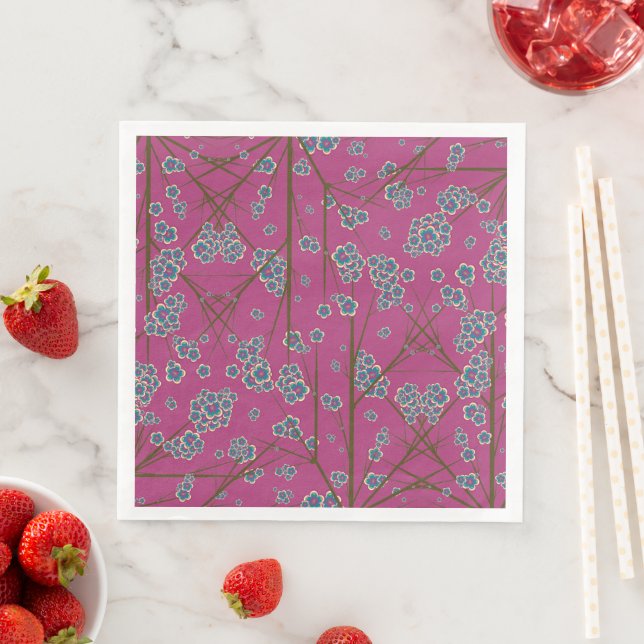 Grenar Boysenberry Papper Napkins Pappersservett (Insitu)