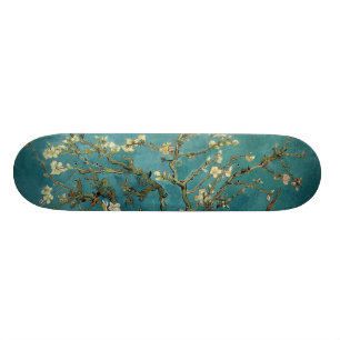 Grenar med Almond Blommar av Vincent Van Gogh Old School Skateboard Bräda 21,6 Cm