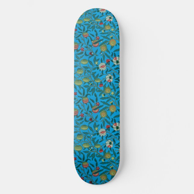 Grenar med granatäpplen av William Morris  Mini Skateboard Bräda 18,5 Cm (Framsida)