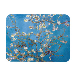 Grenar med mandelblommar Van Gogh Magnet