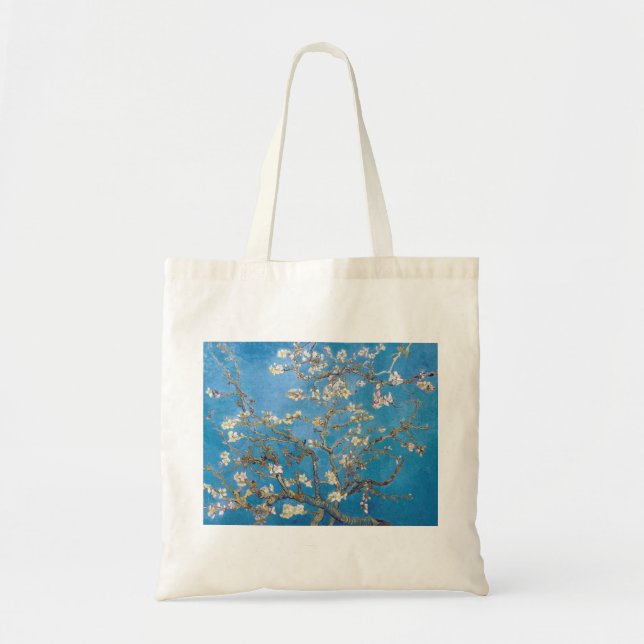 Grenar med mandelblommarVan Gogh målning Tygkasse (Framsidan)