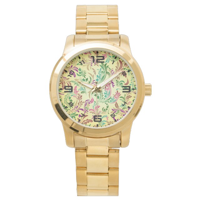 Grenar Mönster Design-78466 Armbandsur (Framsida)