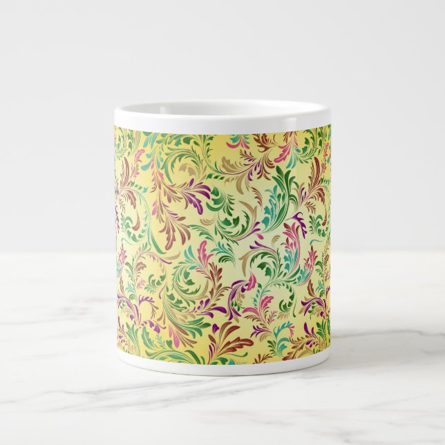 Grenar Mönster Design-78466 Jumbo Mugg (Framsidan)
