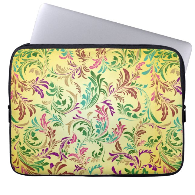 Grenar Mönster Design-78466 Laptop Fodral (Framsidan)