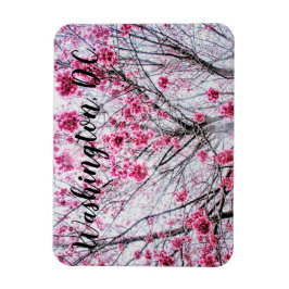 Grenar och blommor från ett Cherry Träd Magnet