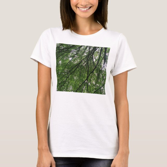 Grenar och Löv Dam T Shirt (Framsida)