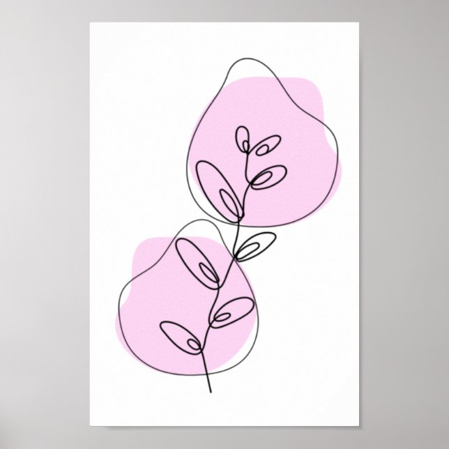 Grenar och Löv konst Poster (Framsidan)