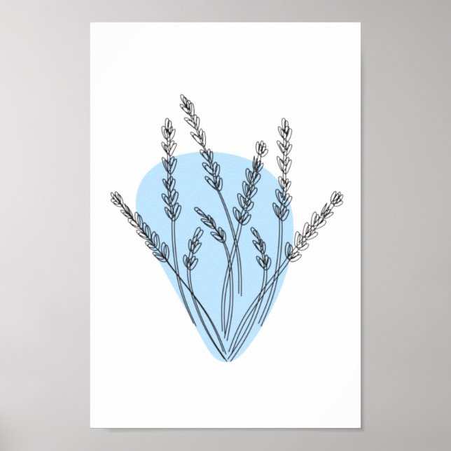 Grenar och Löv konst Poster (Framsidan)