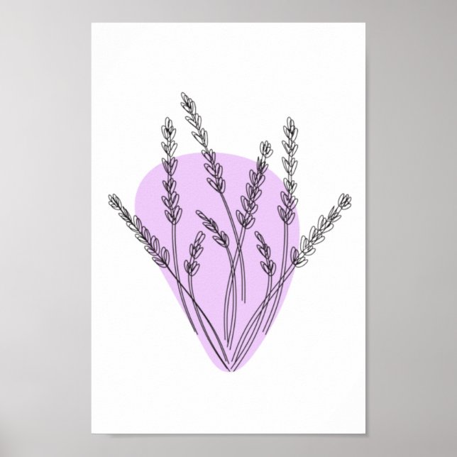 Grenar och Löv konst Poster (Framsidan)