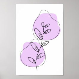 Grenar och Löv konst Poster