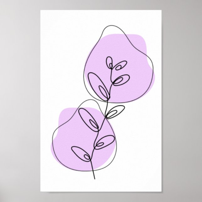 Grenar och Löv konst Poster (Framsidan)