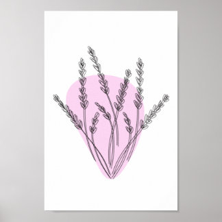 Grenar och Löv konst Poster