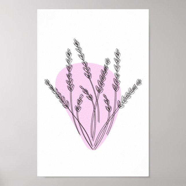 Grenar och Löv konst Poster (Framsidan)